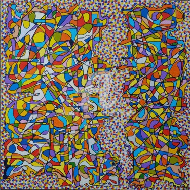 Peinture intitulée "Déchirure .La reche…" par Pascal Russi (PRussi), Œuvre d'art originale, Acrylique