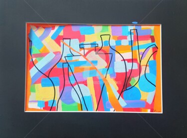 Malerei mit dem Titel "14-Addiction- Déchi…" von Pascal Russi (PRussi), Original-Kunstwerk, Acryl