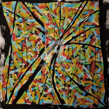 Painting titled "6.Addiction" by Pascal Russi (PRussi), Original Artwork, Acrylic