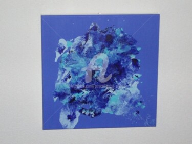 Peinture intitulée "La balade des bleus" par Pascal Russi (PRussi), Œuvre d'art originale, Huile
