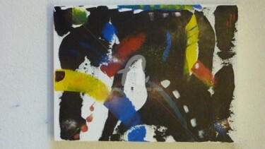 Peinture intitulée "Le paon et le poiss…" par Pascal Russi (PRussi), Œuvre d'art originale