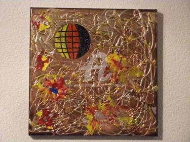 Peinture intitulée "L'envol des sens" par Pascal Russi (PRussi), Œuvre d'art originale, Huile