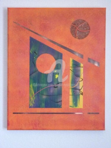 Peinture intitulée "Abstraite 15" par Pascal Russi (PRussi), Œuvre d'art originale, Huile
