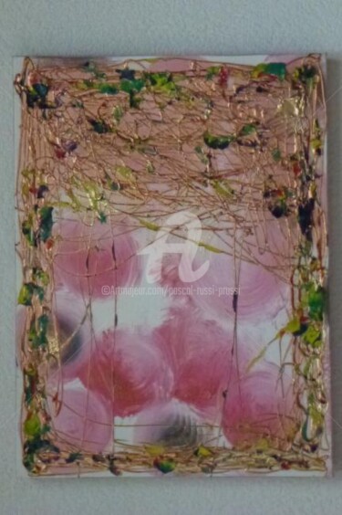 Peinture intitulée "Les fleurs d'Anne" par Pascal Russi (PRussi), Œuvre d'art originale, Huile