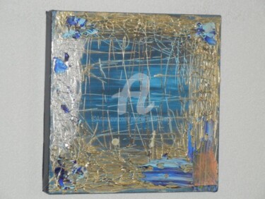 Painting titled "Symphonie Blue Paci…" by Pascal Russi (PRussi), Original Artwork, Oil