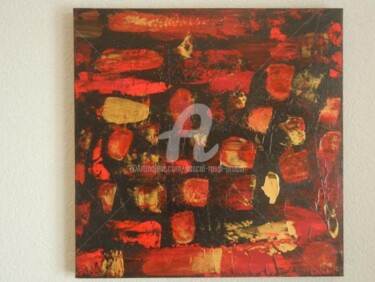 Peinture intitulée "Empreintes, ma pass…" par Pascal Russi (PRussi), Œuvre d'art originale, Huile