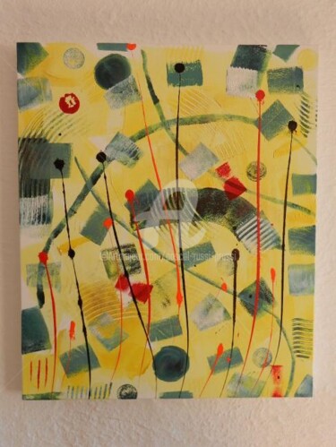 Malerei mit dem Titel "Mes divagations-Le…" von Pascal Russi (PRussi), Original-Kunstwerk, Öl