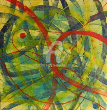 Peinture intitulée "SOS, les murmures d…" par Pascal Russi (PRussi), Œuvre d'art originale, Huile