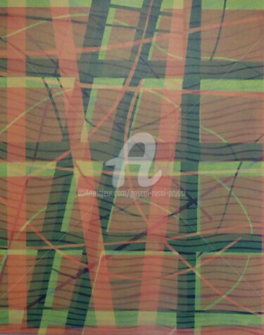 Peinture intitulée "En toute transparen…" par Pascal Russi (PRussi), Œuvre d'art originale, Acrylique