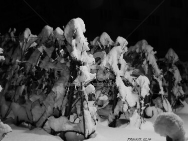 Fotografia intitolato "Nuit d'hiver 2015" da Pascal Russi (PRussi), Opera d'arte originale