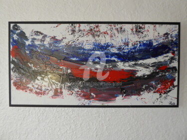 Painting titled "Le monde dans sa fu…" by Pascal Russi (PRussi), Original Artwork, Acrylic