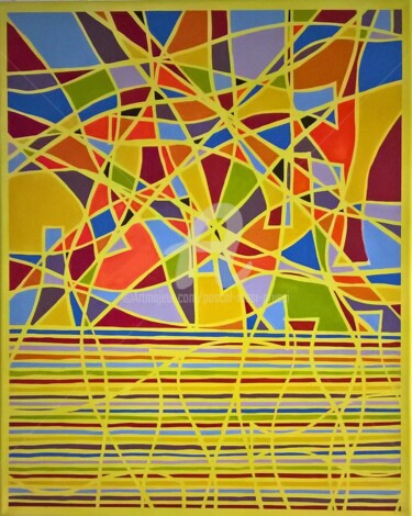 Peinture intitulée "22.Les Carafes. Mel…" par Pascal Russi (PRussi), Œuvre d'art originale, Acrylique