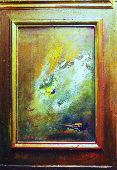 Peinture intitulée "blanche-colombe" par Pascal Thomas, Œuvre d'art originale, Acrylique