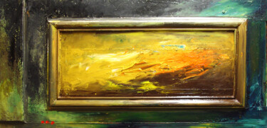 Malerei mit dem Titel "Soleil levant !" von Pascal Thomas, Original-Kunstwerk, Acryl