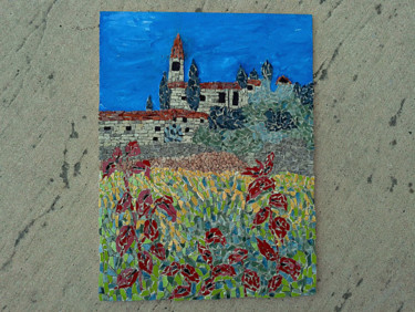 "La Roque sur Ceze d…" başlıklı Heykel Nadine Danis tarafından, Orijinal sanat, Mozaik