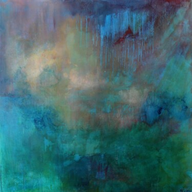 Malarstwo zatytułowany „IN THE SKY” autorstwa Pascale Carrier, Oryginalna praca, Akryl