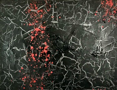 Pintura titulada "Sanguinaire" por Pascale De Iudicibus, Obra de arte original, Acrílico Montado en Bastidor de camilla de m…