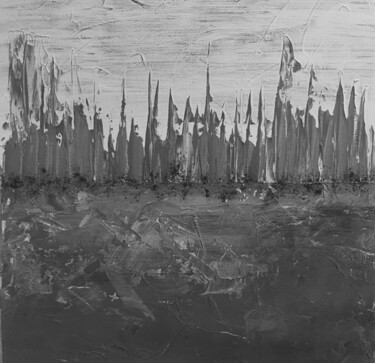 Malerei mit dem Titel "New York" von Pascale De Iudicibus, Original-Kunstwerk, Acryl Auf Keilrahmen aus Holz montiert
