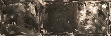 Pintura titulada "Rose noire" por Pascale De Iudicibus, Obra de arte original, Encáustico Montado en Bastidor de camilla de…
