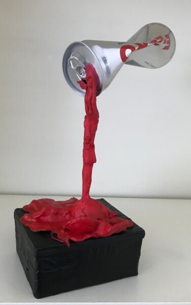 Skulptur mit dem Titel "Energy" von Pascale De Iudicibus, Original-Kunstwerk, Terra cotta