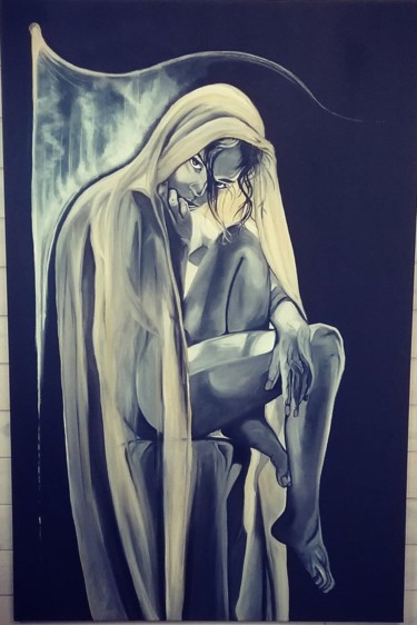 Peinture intitulée "ma passion c'est me…" par Pascale Hanneuse, Œuvre d'art originale, Huile