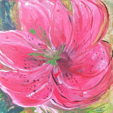 JOLI COQUELICOT Peinture intitulée "JOLI COQUELICOT" par Pascale Perrillat, Œuvre d'art originale, Acrylique