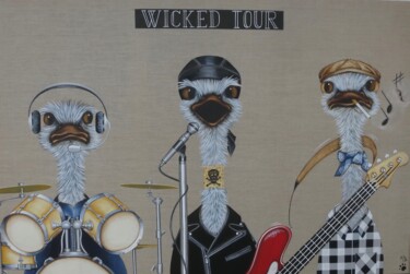Painting titled "Rock and Roll" by Pascale Pfeiffer, Original Artwork