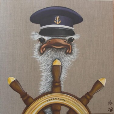 Peinture intitulée "Capitaine Espérance" par Pascale Pfeiffer, Œuvre d'art originale