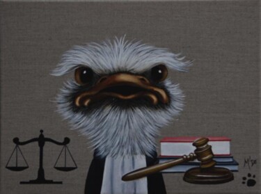 Peinture intitulée ""Que justice soit f…" par Pascale Pfeiffer, Œuvre d'art originale