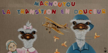 Peinture intitulée ""MACHOUYOU"" par Pascale Pfeiffer, Œuvre d'art originale