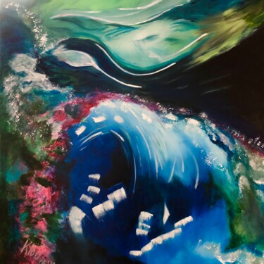 Картина под названием "VAGUEAPART" - Pascale Rey-Texier, Подлинное произведение искусства, Акрил Установлен на Деревянная ра…