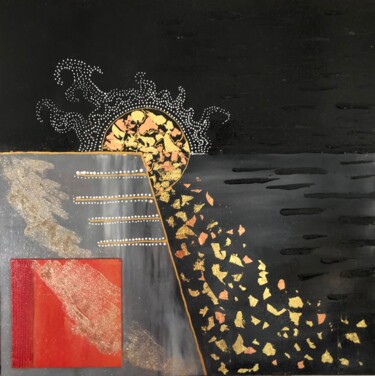 Malerei mit dem Titel "SUNSHOW" von Pascale Rey-Texier, Original-Kunstwerk, Acryl