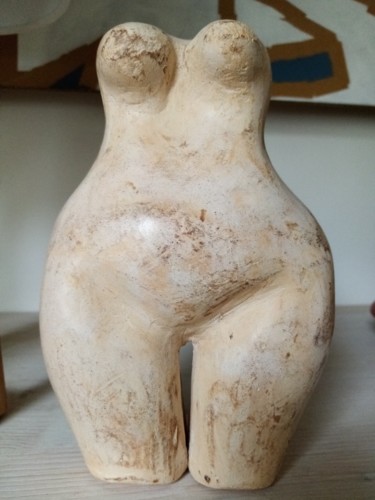 Sculpture titled "Formes et Femme" by Pascale Rodriguez, Original Artwork, Ceramics