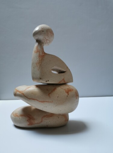 Скульптура под названием "Féminité 2" - Pascale Rodriguez, Подлинное произведение искусства, Керамика