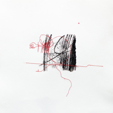 Art textile intitulée "monofil 3" par Pascale Aurignac, Œuvre d'art originale, Papier