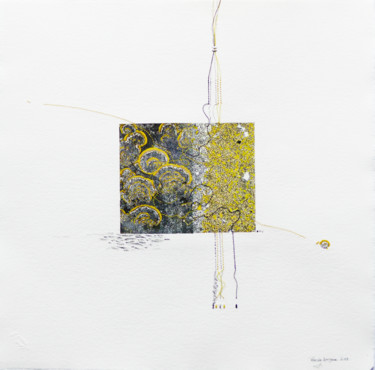 Prenten & gravures getiteld "lichens" door Pascale Aurignac, Origineel Kunstwerk, Inkt