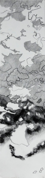 Dessin intitulée "Moisson d'ombres 0" par Pascale Aurignac, Œuvre d'art originale, Graphite