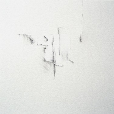 Desenho intitulada "jour 45 - 11.12.2011" por Pascale Aurignac, Obras de arte originais, Grafite