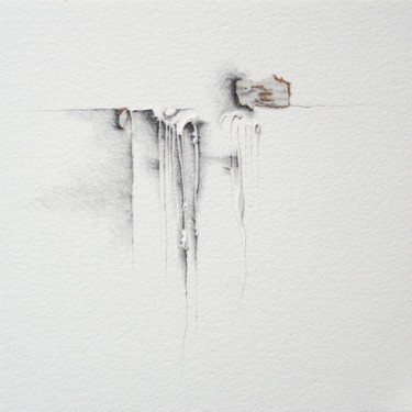 Dessin intitulée "jour 73 - 08.01.2012" par Pascale Aurignac, Œuvre d'art originale, Graphite