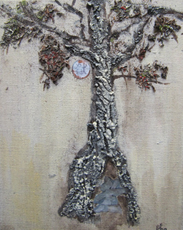 Peinture intitulée "arbres de chine1" par Pascale Garnier, Œuvre d'art originale