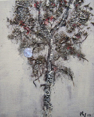 Peinture intitulée "arbres de chine3" par Pascale Garnier, Œuvre d'art originale