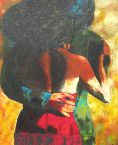 Peinture intitulée "tango" par Pascale Garnier, Œuvre d'art originale