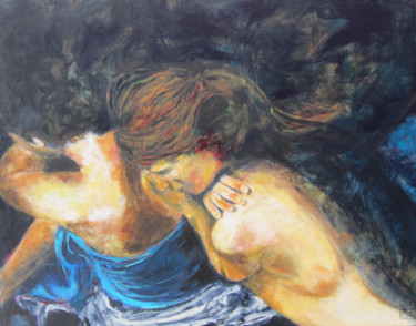 Peinture intitulée "sommeil3" par Pascale Garnier, Œuvre d'art originale