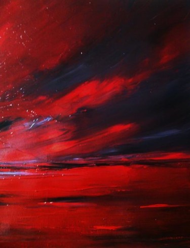 Painting titled "De fuego" by Pascale Gonzales, Original Artwork