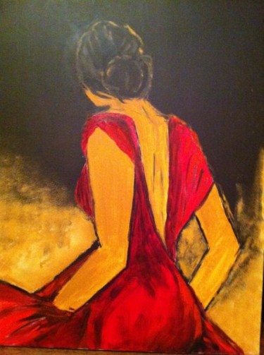 Painting titled "Luisa" by Pascale Gonzales, Original Artwork