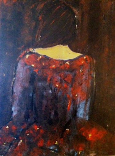 Painting titled "Maria Dolores" by Pascale Gonzales, Original Artwork