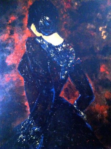 Painting titled "Dona Inès" by Pascale Gonzales, Original Artwork