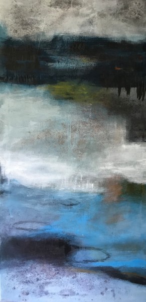 Malerei mit dem Titel "Rêve aquatique" von Pascale Pache, Original-Kunstwerk, Acryl