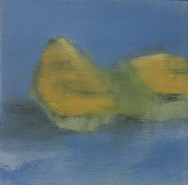 Painting titled "melon still life" by Pascal Girard, Original Artwork, Acrylic