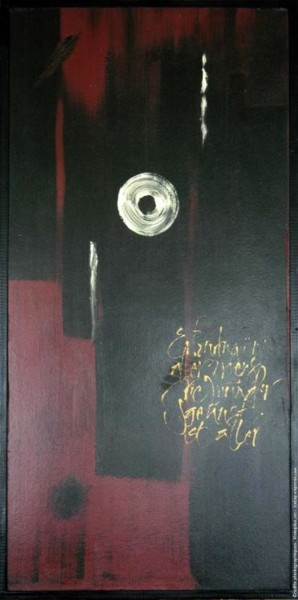 Peinture intitulée "yobirin" par Pascal Goossens, Œuvre d'art originale, Huile